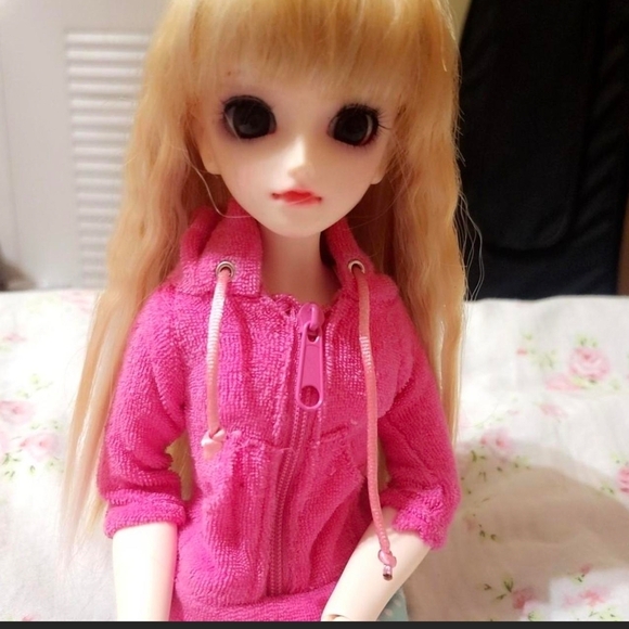 Pink Hoodie for Dolls